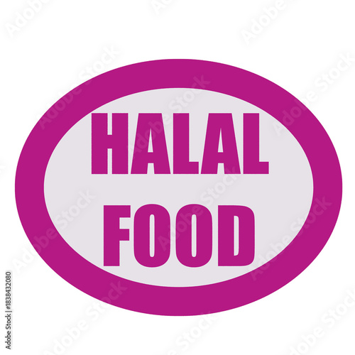 Clean and elegant “Halal Food” text design in green and gold tones, symbolizing purity, trust, and quality. The minimal typography style is suitable for food packaging, restaurant branding, menus