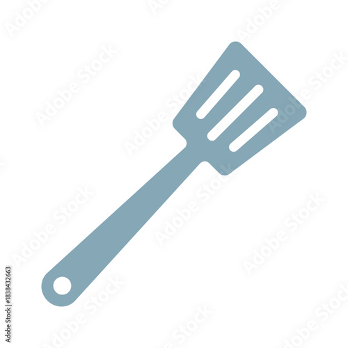 Slotted spoon icon vector design template