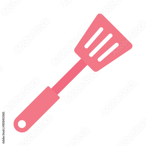 Slotted spoon icon vector design template