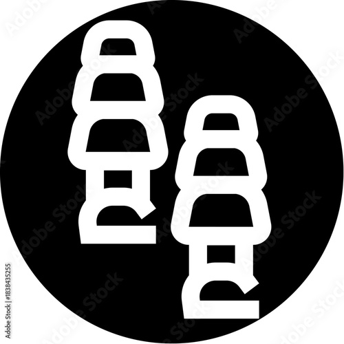 Earplugs icon offering hearing protection and silence