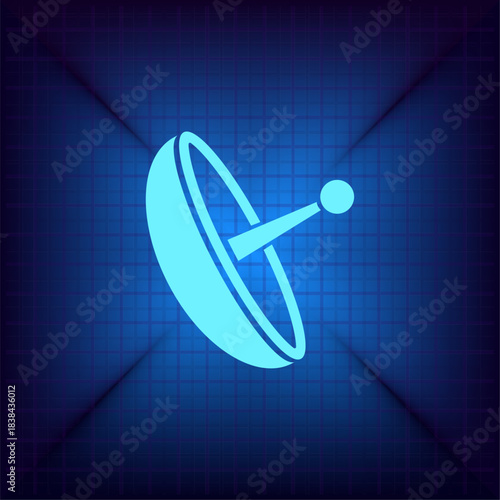 Vector illustration on a blue background