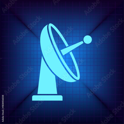 Vector illustration on a blue background