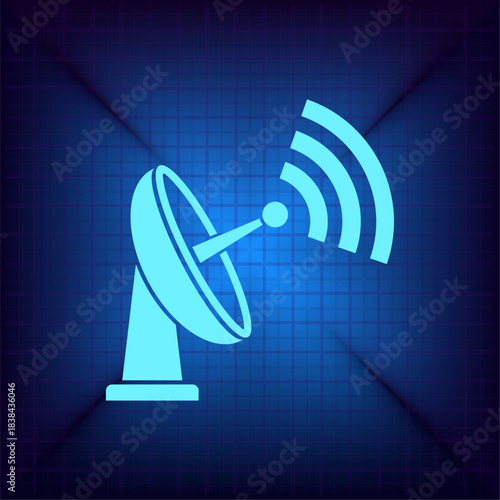 Vector illustration on a blue background