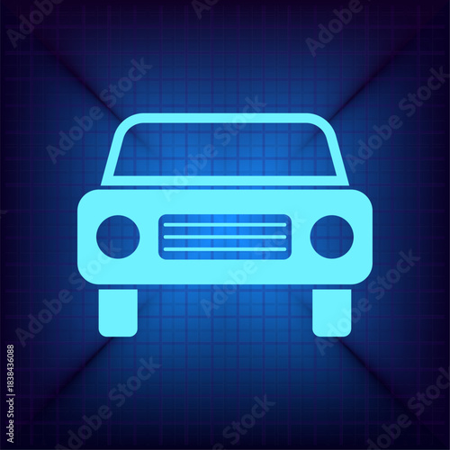 Vector illustration on a blue background