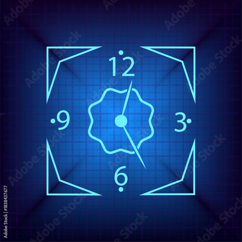 Vector illustration on a blue background