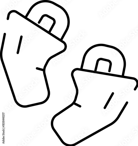 Disposable shoe covers providing protection and hygiene concept