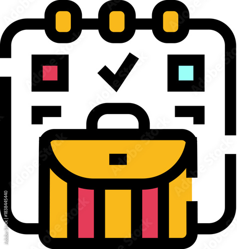 Planning business trip agenda and work schedule