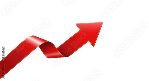3d red arrow graph upward trend isolated on transparent background Free Download 3d red arrow graph upward trend isolated on transparent background - GFXLoad