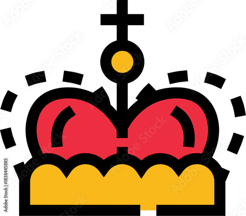 Royal crown illustrating monarchy, power, and authority concept