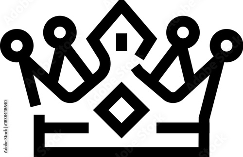 Crown icon representing royalty, power, and leadership
