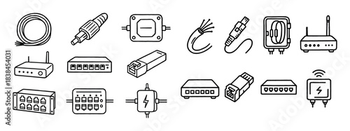 Fiber Optic Icons