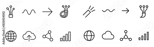 Fiber Optic Icons