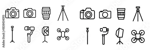 Minimalist Camera Icons