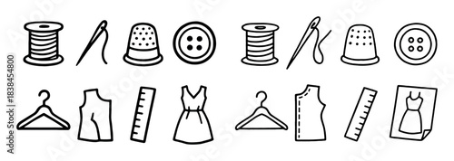 Tailor Doodle Icons