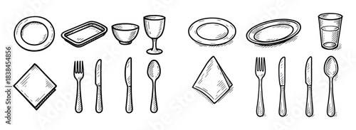 Buffet Icons Sketch