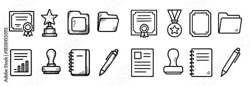 Work Achievements Icons