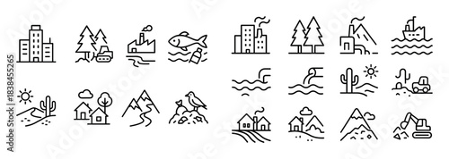 Environmental Impact Icons