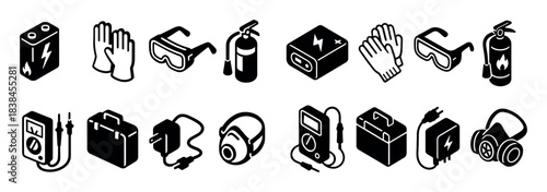 Battery Safety Icons