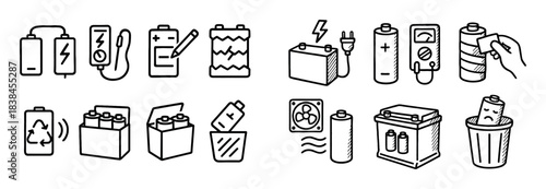Battery Safety Icons