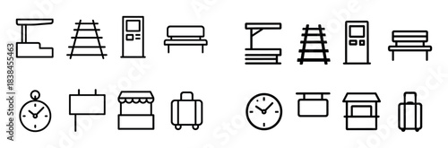 Railway Station Icons