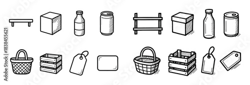 Sketch Icons Grid