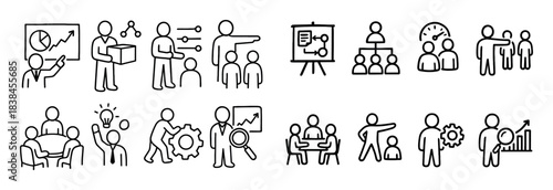 Management Icons Grid