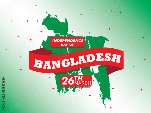 Bangladesh Independence Day, 26 March Independence day, Bangladesh nation, Vector design