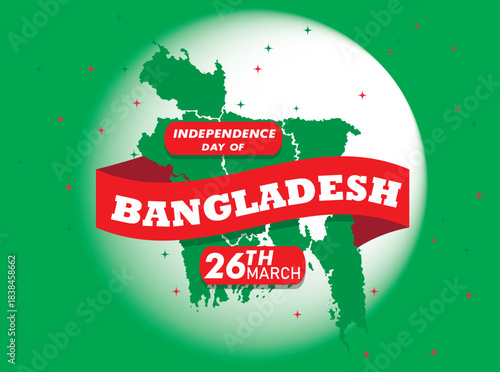 Bangladesh Independence Day, 26 March Independence day, Bangladesh nation, Vector design