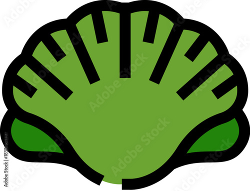 Lettuce head icon representing fresh healthy food