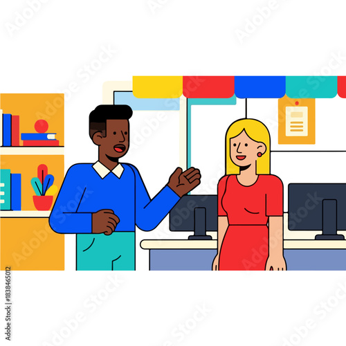 teacher and students in classroom