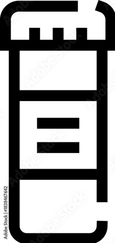 Medicine pill bottle icon representing pharmacy and health