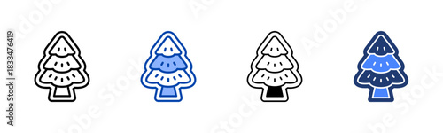 Gingerbread icon set multiple style collection