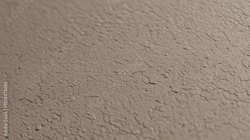 This video beautifully captures the intricate texture of a beige wall, showcasing its subtle patterns and depth. The gentle lighting enhances the surface details, creating a calming visual experience.