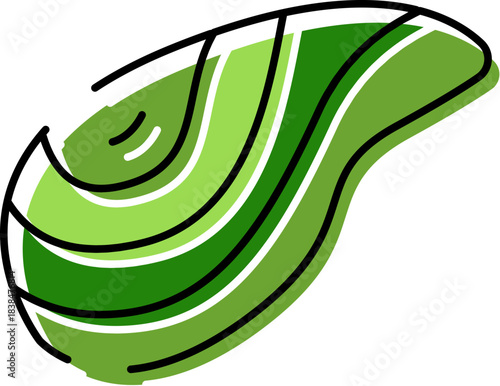Wasabi paste green condiment for japanese cuisine
