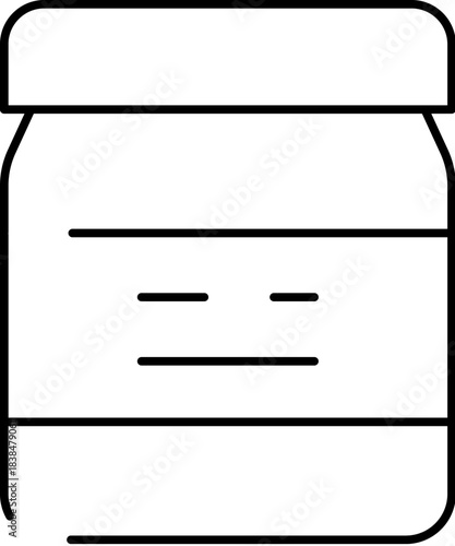 Glass jar icon representing food storage and preservation