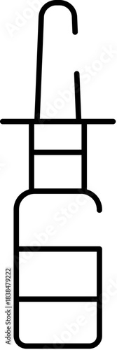 Nasal spray icon representing allergy relief treatment