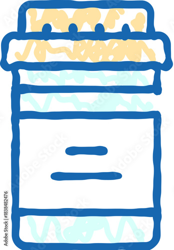 Salt shaker icon for kitchen seasoning seasoning food