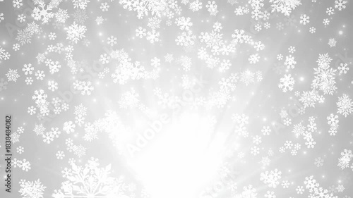 New year and Christmas 2026, 2027 white snowflakes. Holiday Winter Snowflakes Christmas Background. Blue Christmas Snowfall Blue Christmas Snowfall Snowflakes Winter Snowfall Background. 4k resolution