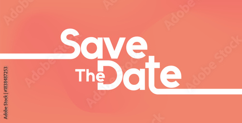 Save the date banner. Can be used for business, marketing and advertising. logo graphic design of event summit made for Technology and upcoming events.