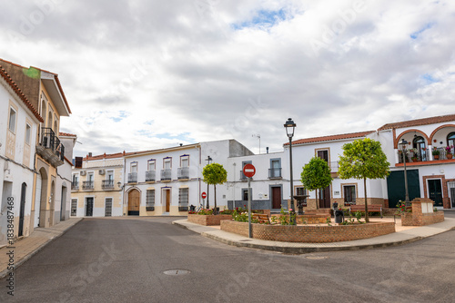 a street in Trujillanos, province of Badajoz, Extremadura, Spain