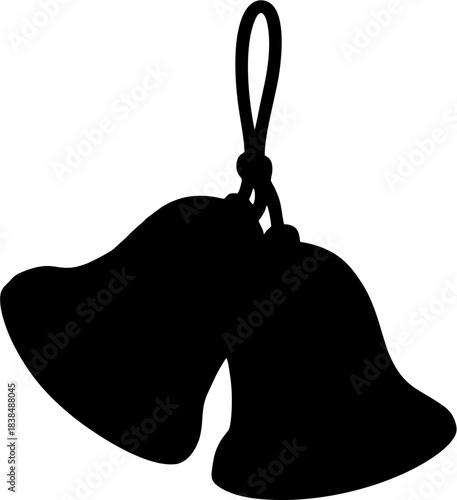 Jingle Bells Silhouette Icon