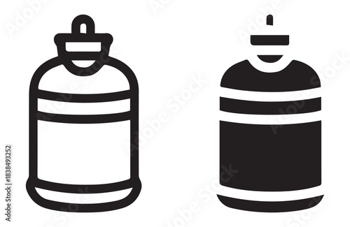 LPG Icon Vector Illustration for Gas, Energy, and Fuel Applications