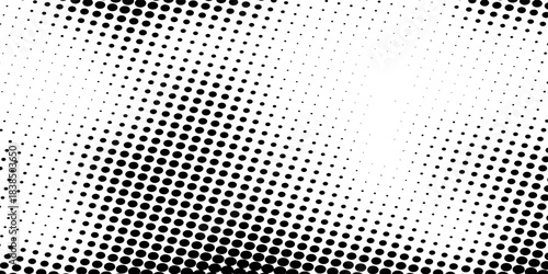 Black and white dotted halftone background. modern background vector illustration eps 10