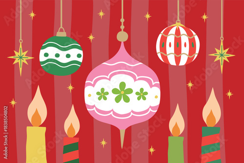 クリスマス ホリデー カード イラスト ベクター