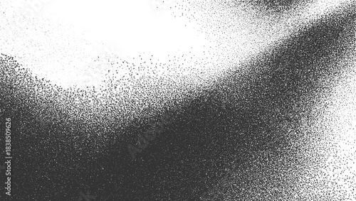 Black and white textured background with speckled pattern and rough surface abstract