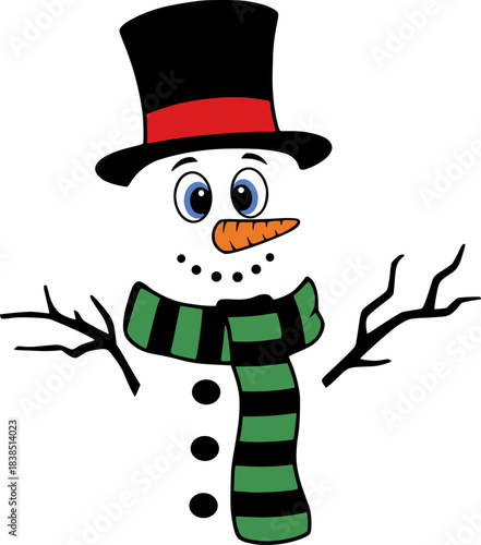 Cute Frosty Snowman Svg, Funny Christmas Snowman Svg, Snowman Merry Xmas Svg, Snowman Svg
