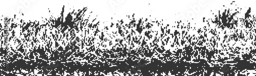 Detailed black and white illustration of folded geological strata and rock formations geology 