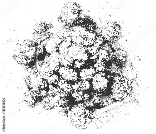 Black and white abstract textured background with horizontal layers and cracked patterns vector. cross section illustration of soil layers with grass and water vector.