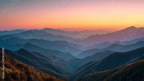 Amazing Sunrise in the Mountains