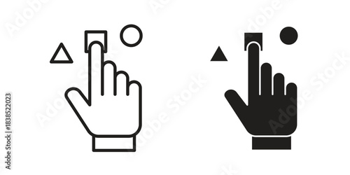 Variety icon line illustration background. icon concept vector